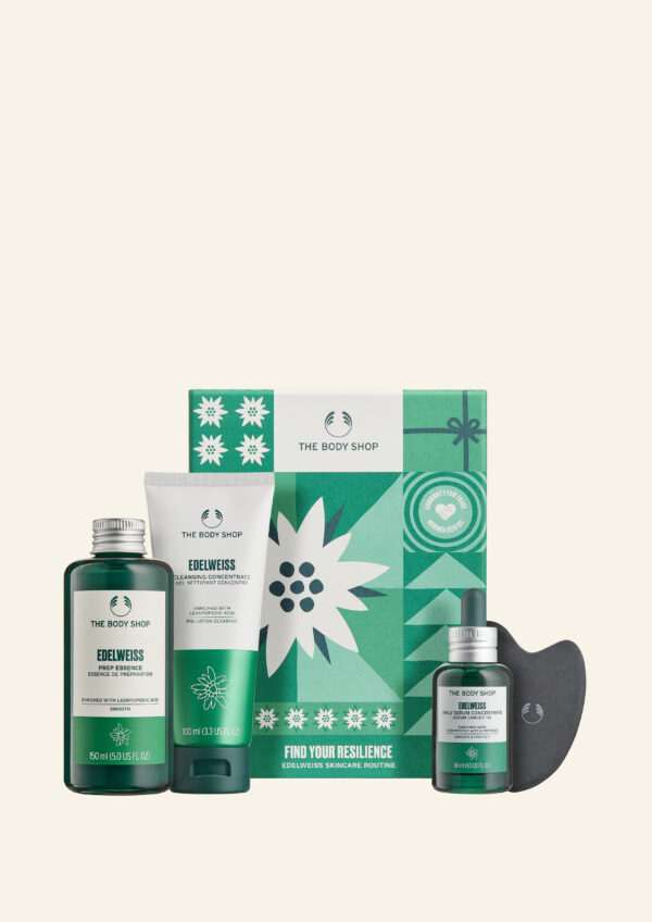 Find Your Resilience Edelweiss Skincare Routine - The body shop