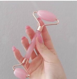 Rose & Shine Rose Quartz Dual Ended Facial Roller