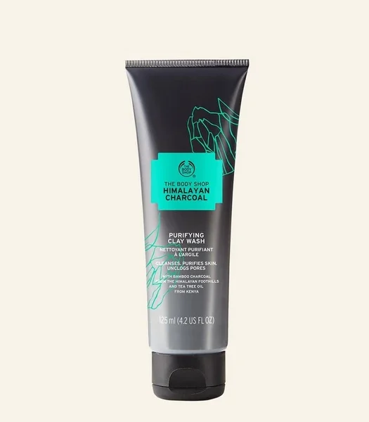 Himalayan Charcoal Purifying Clay Wash - The Body Shop