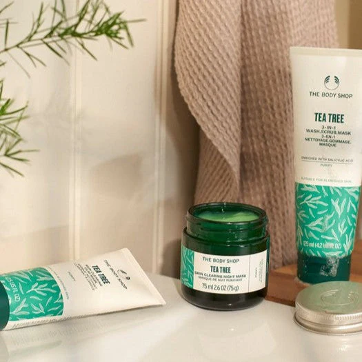 Tea Tree 3-in-1 Wash, Scrub & Mask - 125 ml - The Body Shop - Image 4